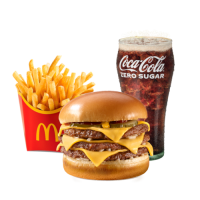 Meniu Triplu Cheeseburger